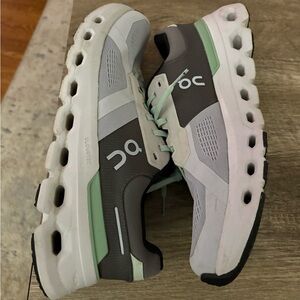 On Running Black and Gray Sneakers